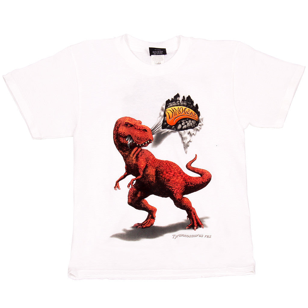 Red dinosaur top shirt